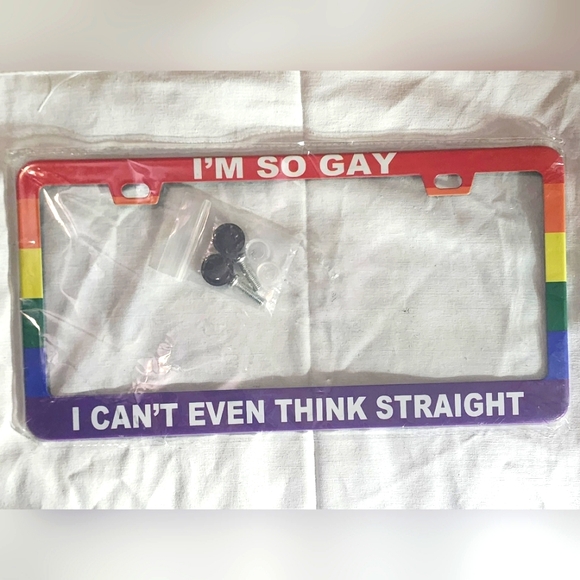 Other - Pride license plate frame